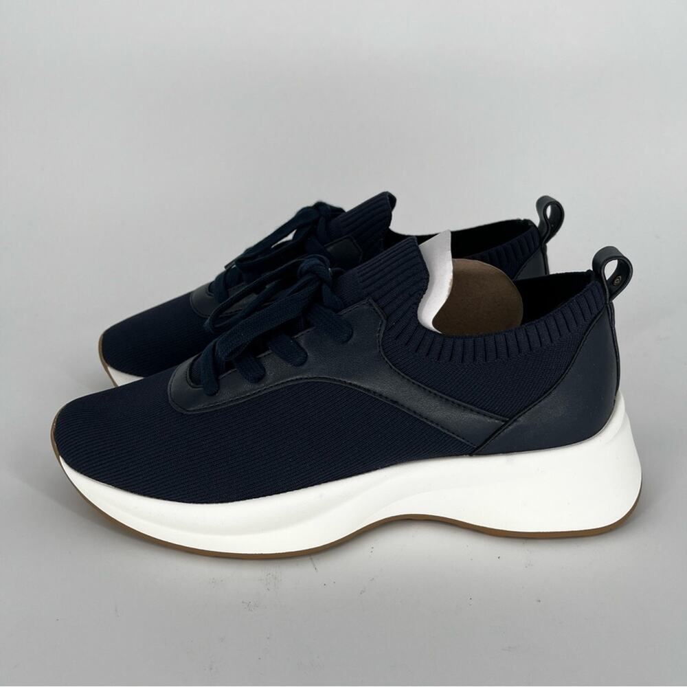 Giani Bernini Floraa Knit Sneakers Navy Memory Foam - Size 9 - Picture 3 of 14